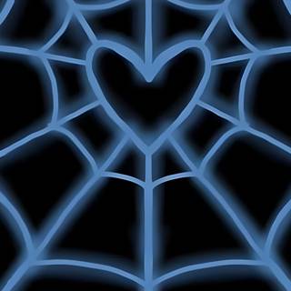 Neon blue phone wallpaper