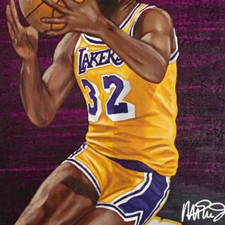 Magic Johnson iPhone wallpaper