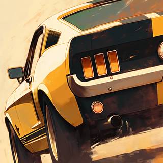 Mustang logo phone wallpaper