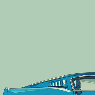 Mustang logo phone wallpaper