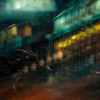 Blurry desktop wallpaper