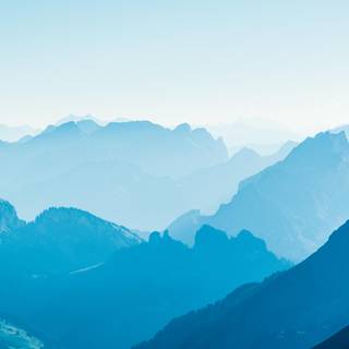 Blue mountain desktop wallpaper