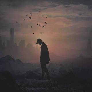 Sad boy desktop wallpaper