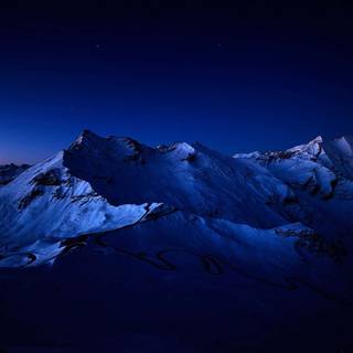 Blue mountain desktop wallpaper