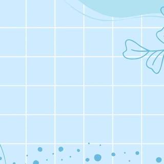 Cute blue desktop wallpaper