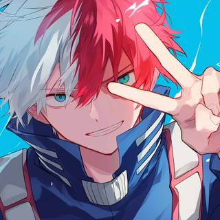 Todoroki manga desktop wallpaper