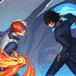 Todoroki manga desktop wallpaper