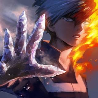 Todoroki manga desktop wallpaper