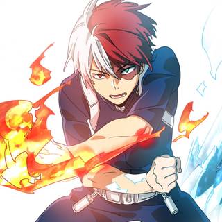 Todoroki manga desktop wallpaper
