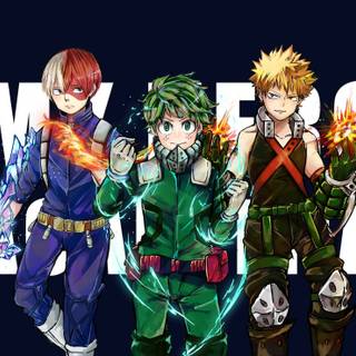 Todoroki manga desktop wallpaper