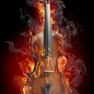 Violin mobile wallpaper