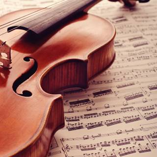 Violin mobile wallpaper