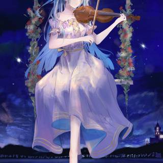Violin mobile wallpaper