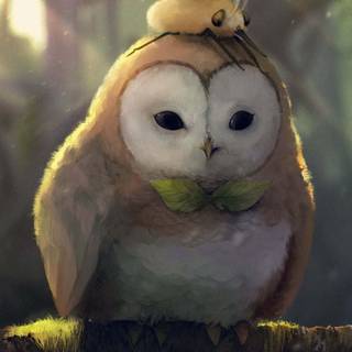 Owl mobile wallpaper