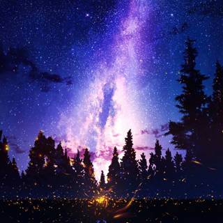 Mobile sky night wallpaper
