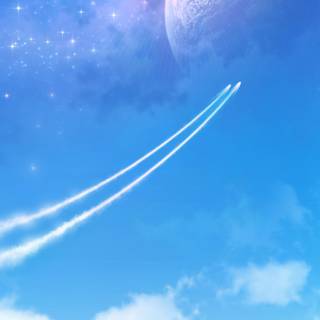 Spaceship mobile wallpaper