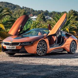 BMW i8 4k PC wallpaper