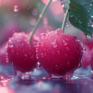 Cherry summer Macbook wallpaper