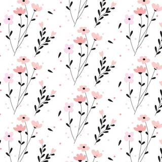 Cute spring floral wallpaper