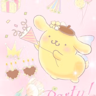 Spring Pompompurin wallpaper