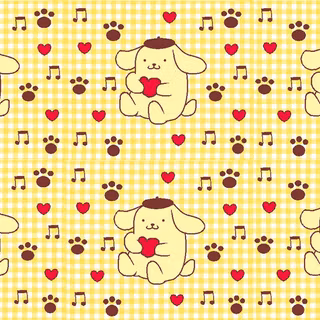 Spring Pompompurin wallpaper