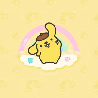 Spring Pompompurin wallpaper