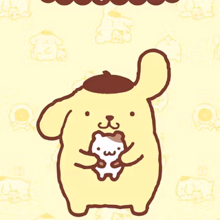 Spring Pompompurin wallpaper