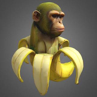 Chimpanzini Bananini wallpaper