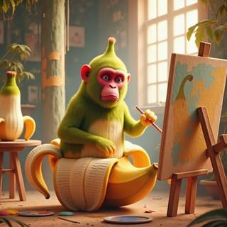 Chimpanzini Bananini wallpaper