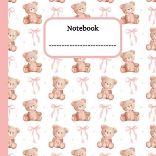 Coquette bow bear wallpaper