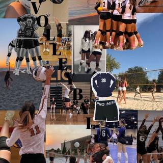Volleyball preppy wallpaper