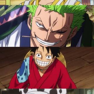 Zoro Luffy and Sanji wallpaper
