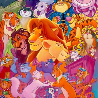 Disney cat wallpaper