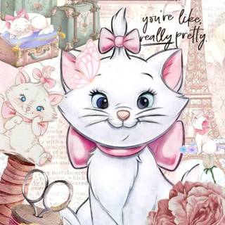 Disney cat wallpaper