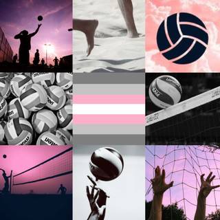 Volleyball preppy wallpaper