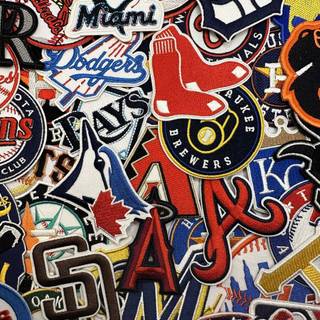 MLB team logos wallpaper