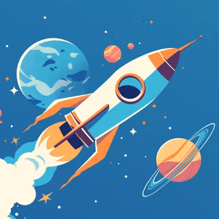 Cartoon planets wallpaper