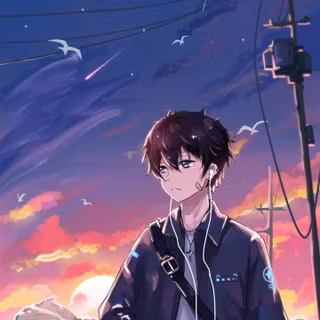 Cute anime boy 4k iPhone wallpaper