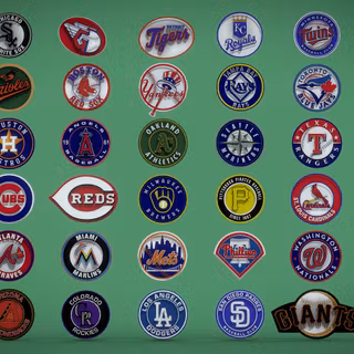 MLB team logos wallpaper