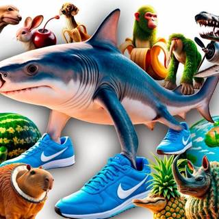 Italian Brainrot computer wallpaper