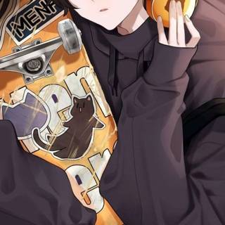 Cute anime boy 4k iPhone wallpaper