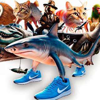 Italian Brainrot computer wallpaper