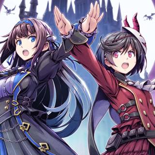 Anime purple PS5 wallpaper