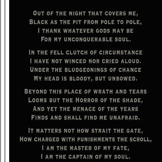 iPhone poem wallpaper