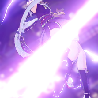 Anime purple PS5 wallpaper