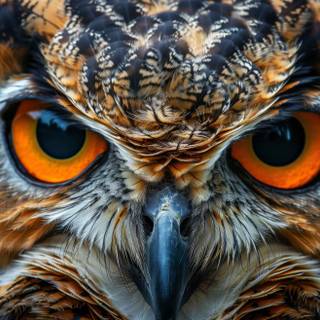 Owl eyes wallpaper