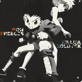 Killua black and white wallpaper