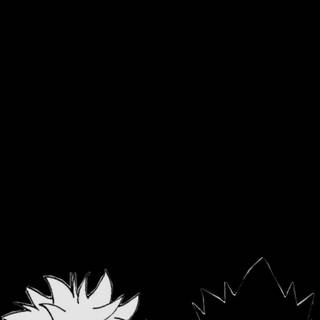 Killua black and white wallpaper