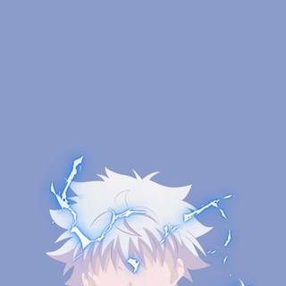 Killua black and white wallpaper