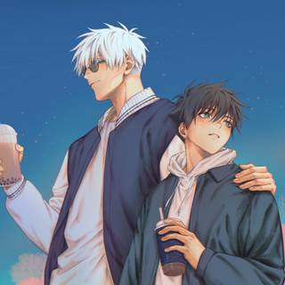 Gojo and Megumi wallpaper